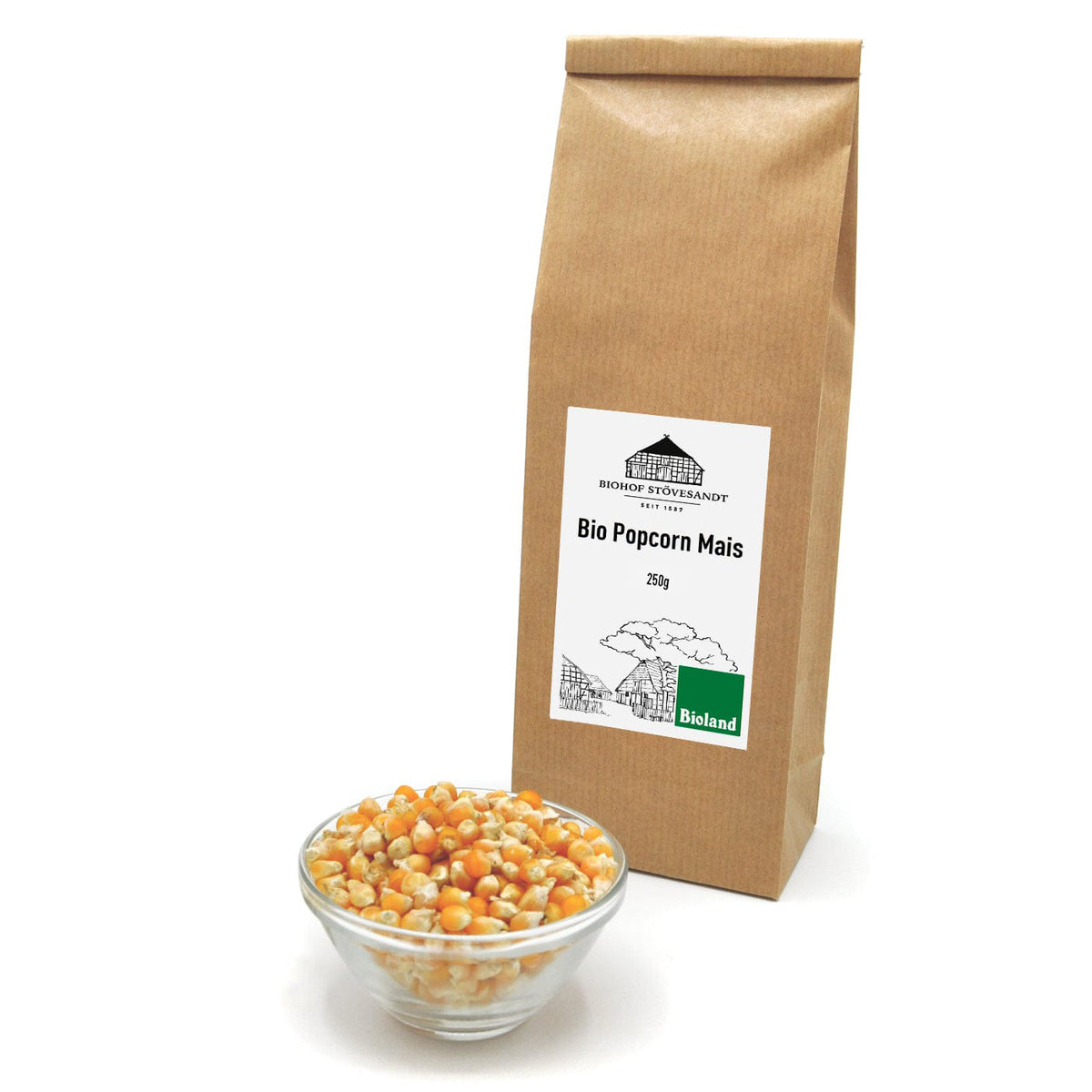Bio Popcorn Mais vom Biohof Stvesandt