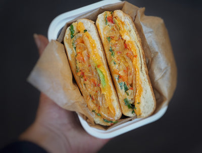 Kimchi Sandwich mit Käse