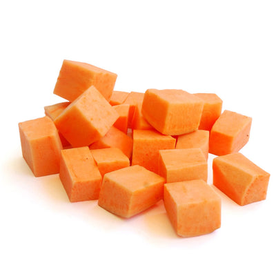 Biohof Stövesandt Bio Süßkartoffel Würfel, tiefgefroren (B2B)