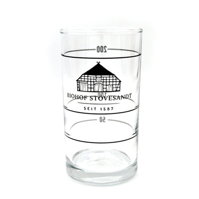 Biohof Stövesandt Trinkglas vom Biohof Stövesandt